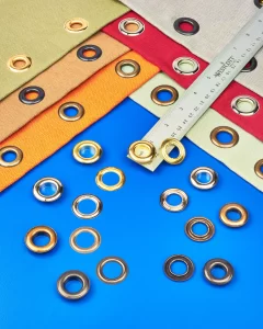 ClipsShop Non-rusting Metal Grommets & Washers with Gripping Teeth
